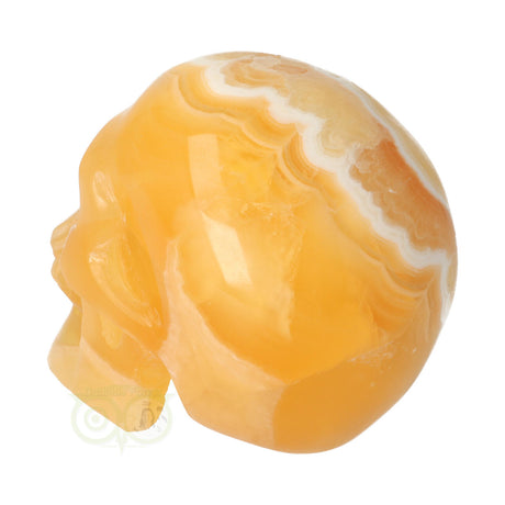 Calcite skull 438 grams