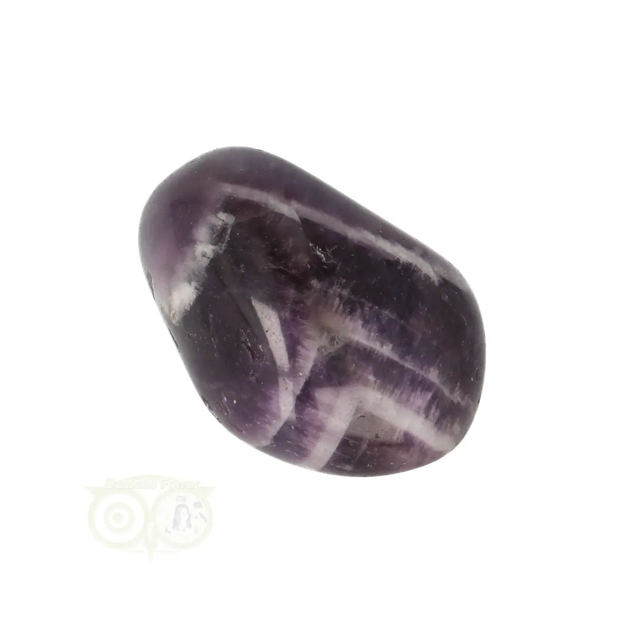 Chevron Amethyst Tumbled Stone No. 86 - 22 grams | Gemstone South Africa