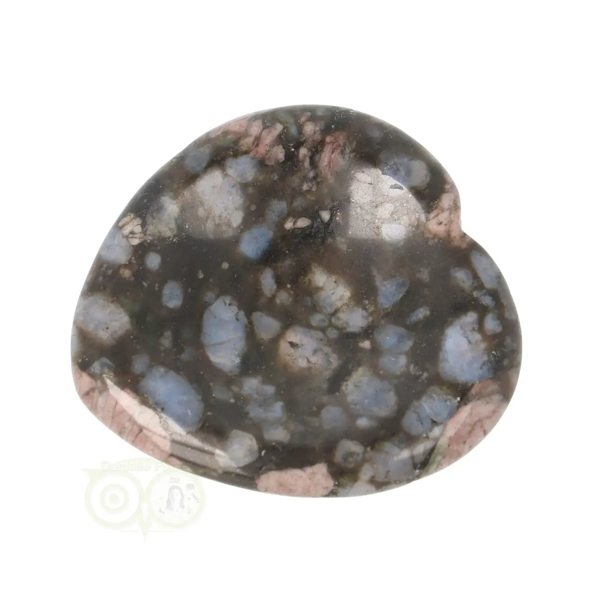 Vulkaniet 'Que Sera' hart worry stone nr. 10 - 14 gram | Edelsteen zorgensteen