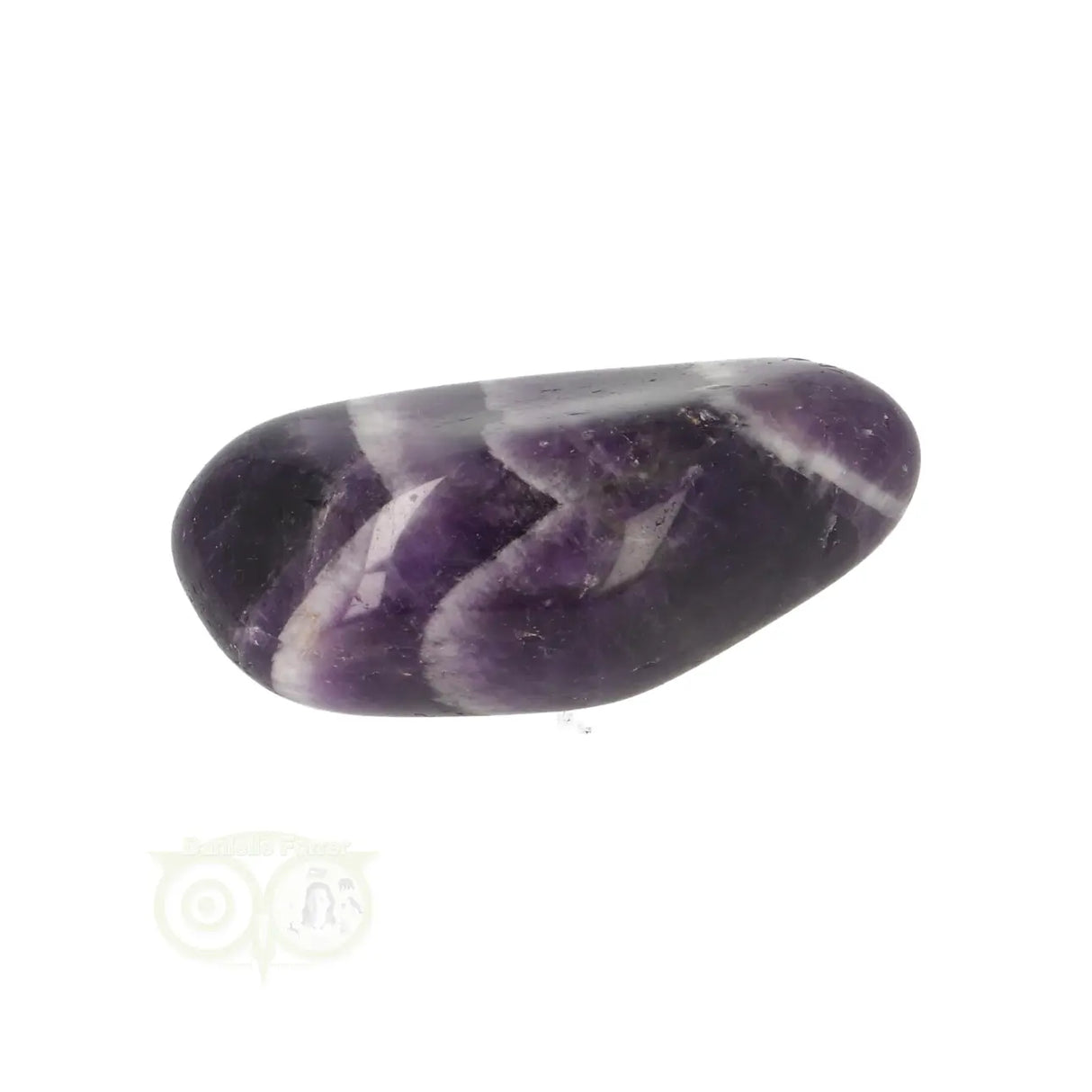 Chevron amethist trommelsteen nr. 85 – 20 gram | Edelsteen Zuid-Afrika