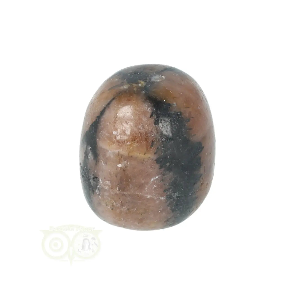 Chiastoliet ( Kruissteen ) trommelsteen nr. 22 - 20 gram | Edelsteen