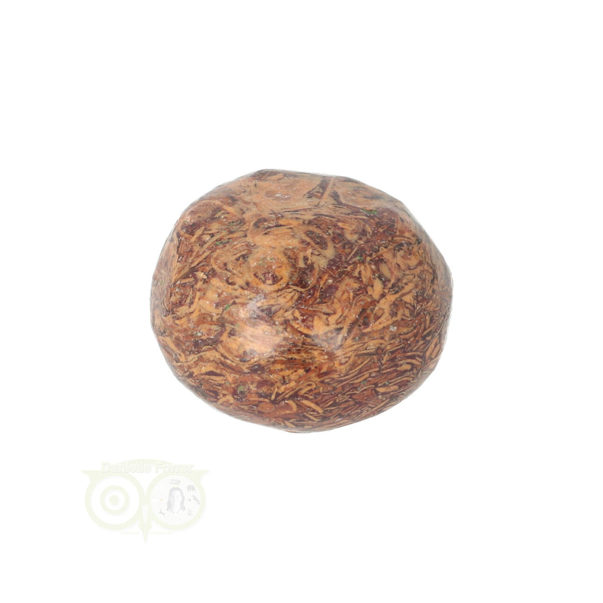 Coquina Jaspis trommelsteen nr. 11 - 22 gram | Edelsteen