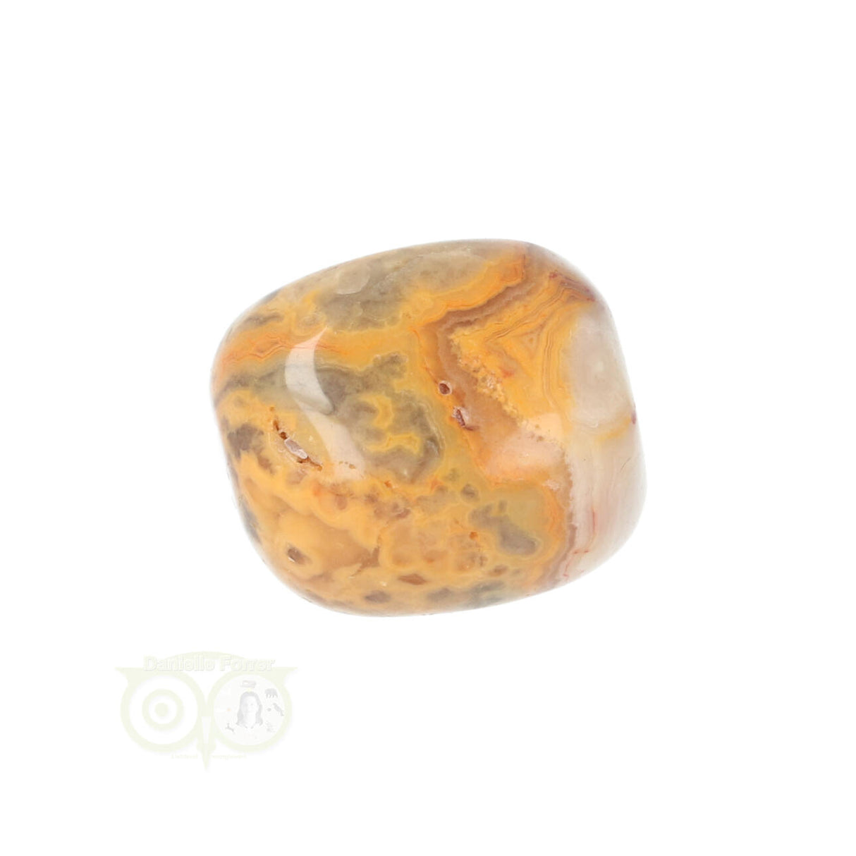 Crazy Lace Agaat trommelsteen nr. 26 - 16 gram | Edelsteen