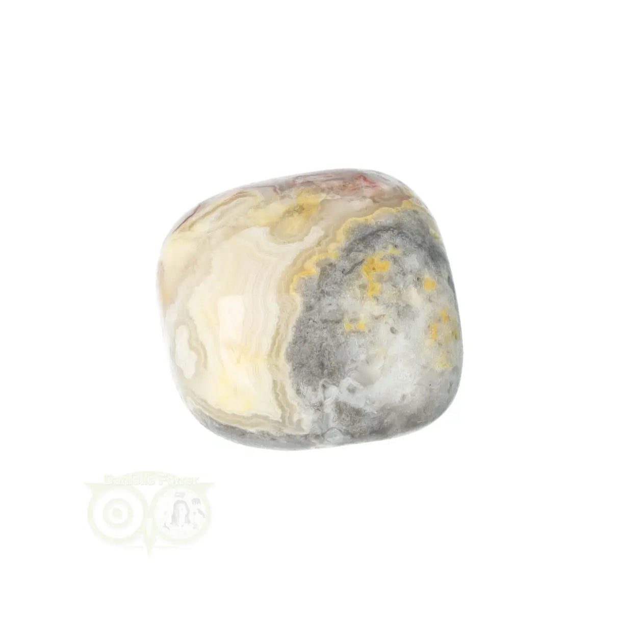 Crazy Lace Agaat trommelsteen nr. 32 - 15 gram | Edelsteen