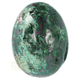 Malachiet chrysocolla ei – onderaanzicht – Congo – Webshop Danielle Forrer