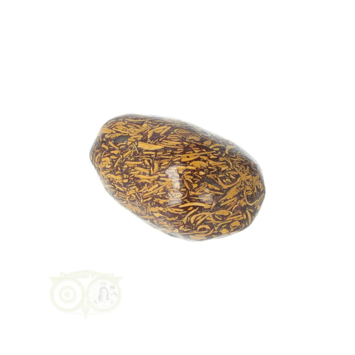 Coquina Jaspis trommelsteen nr. 15 - 27 gram | Edelsteen