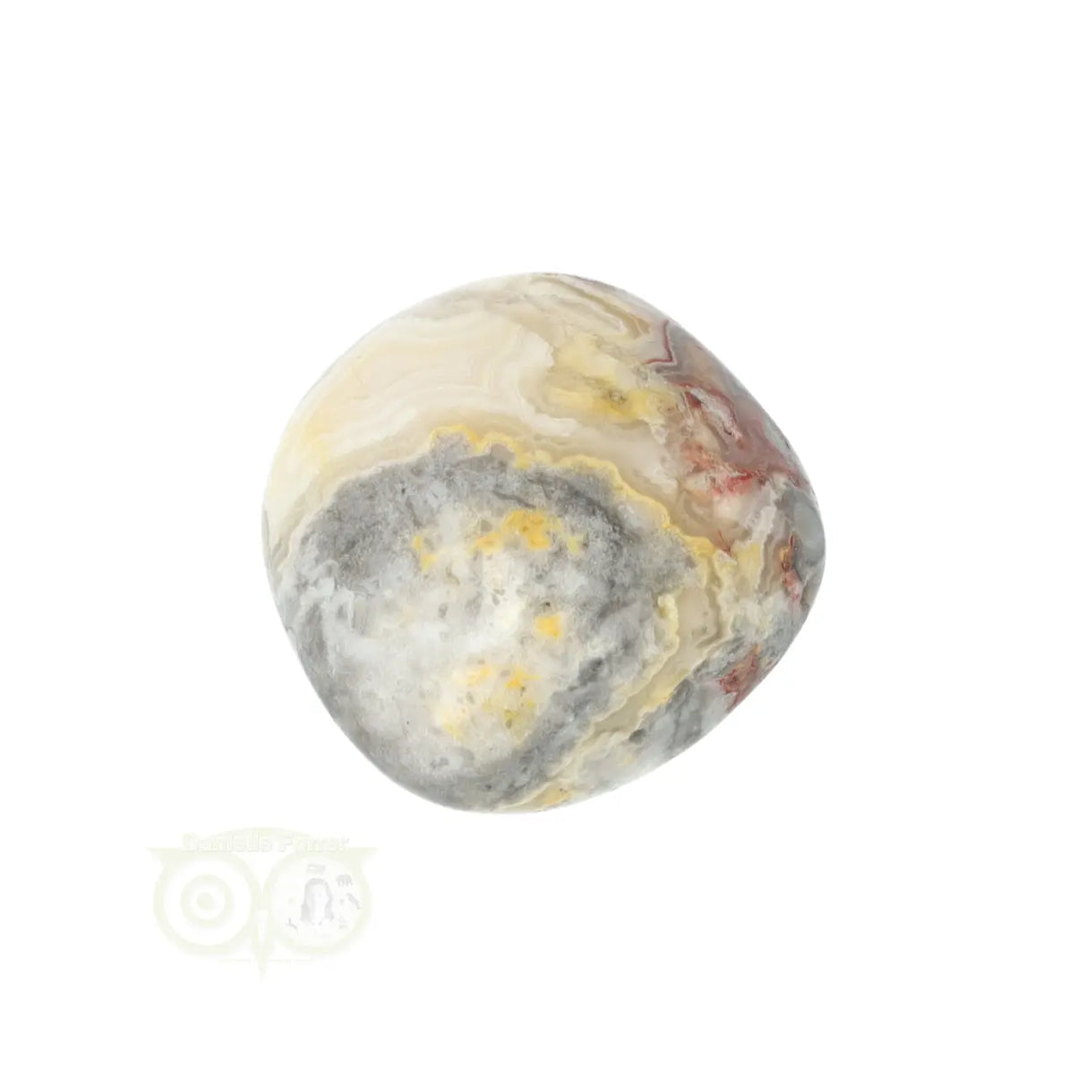 Crazy Lace Agaat trommelsteen nr. 32 - 15 gram | Edelsteen