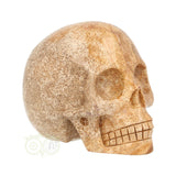 Landschaps jaspis schedel nr. 79 – 291 gram | Edelsteen skull