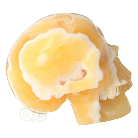 Calcite skull 438 grams