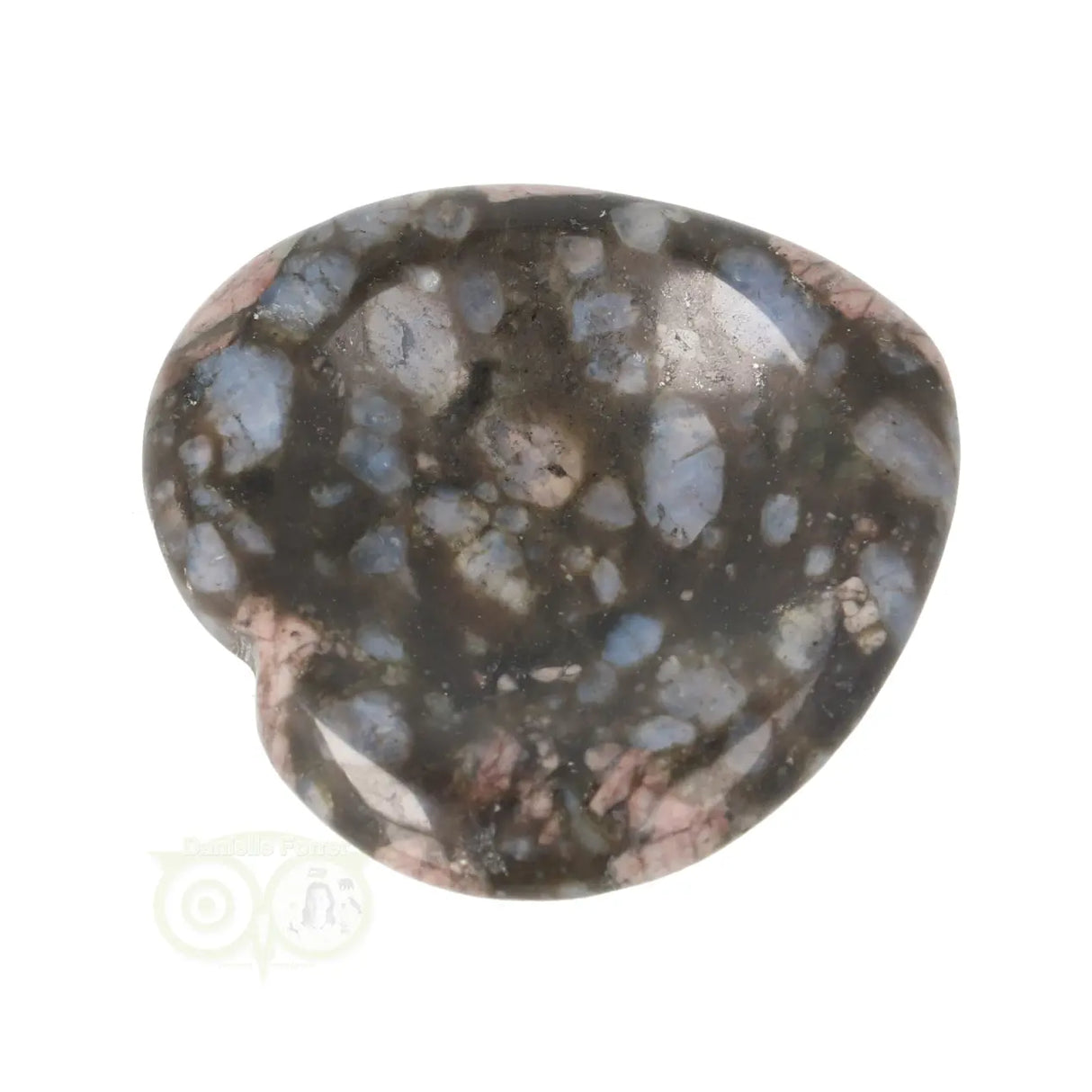 Vulkaniet 'Que Sera' hart worry stone nr. 10 - 14 gram | Edelsteen zorgensteen