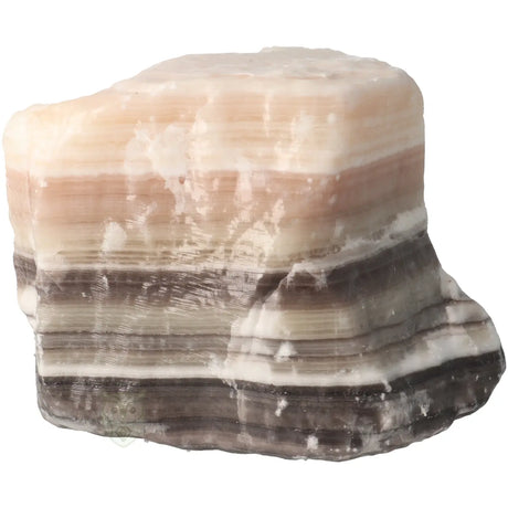 Zebra calciet Ruw brok nr. 4 - 3.08 kg | Edelsteen Mexico