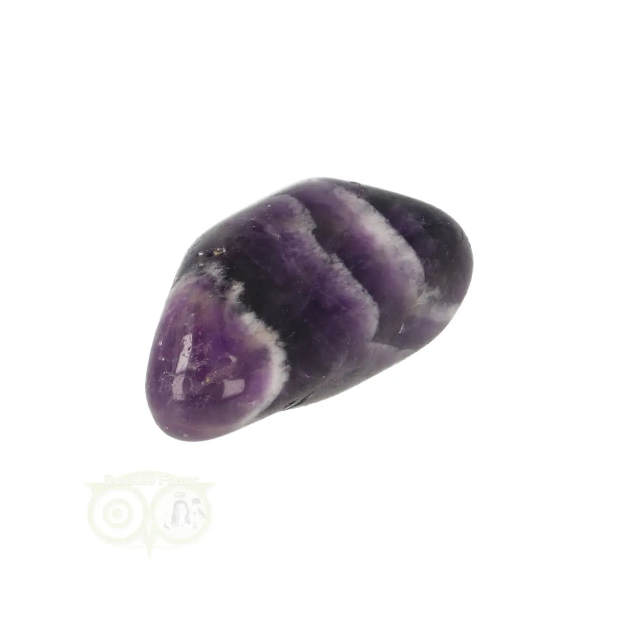 Chevron amethist trommelsteen nr. 85 – 20 gram | Edelsteen Zuid-Afrika
