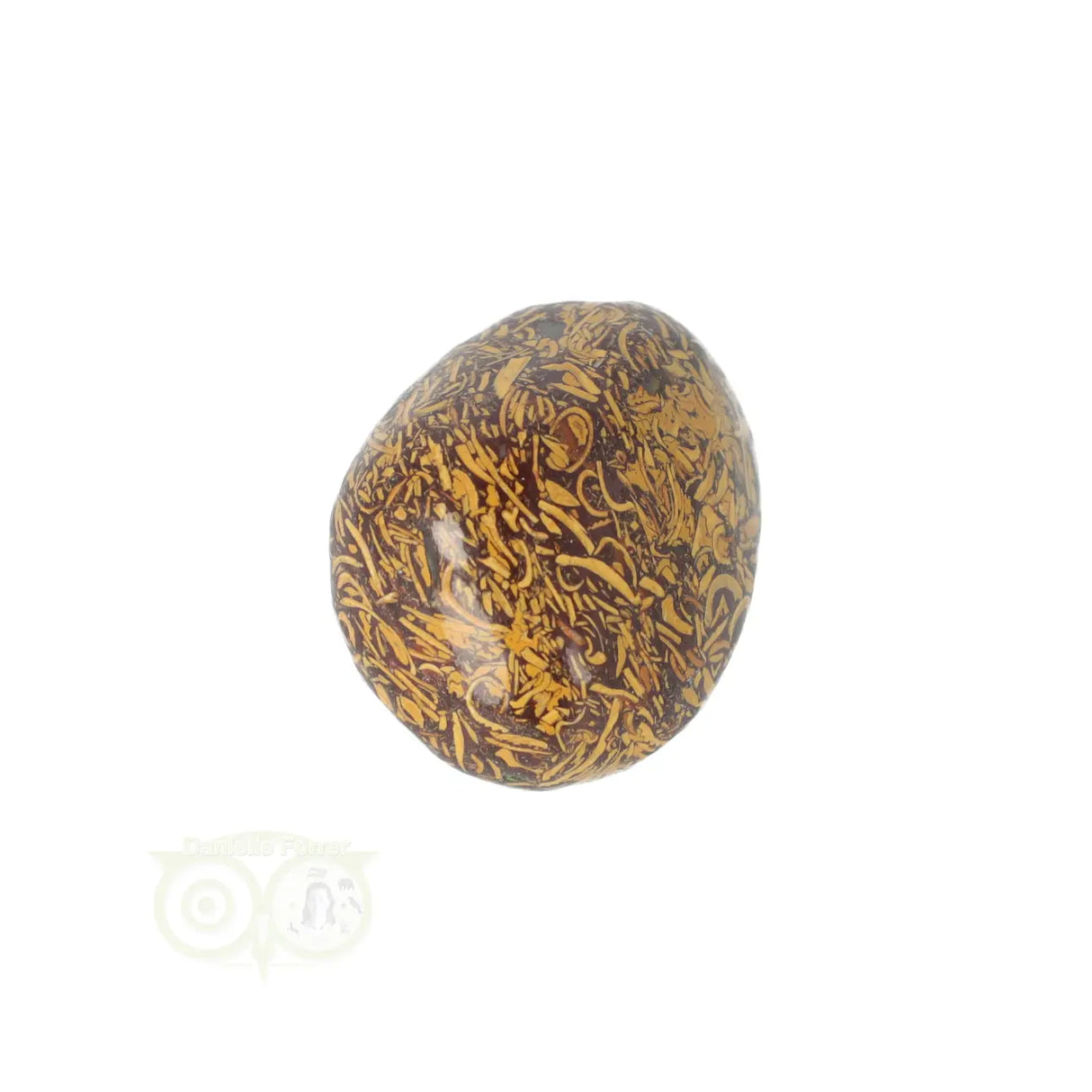 Coquina Jaspis trommelsteen nr. 15 - 27 gram | Edelsteen