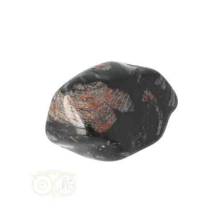 Jaspis Zilverblad trommelsteen nr. 17 - 24 gram | Edelsteen