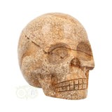 Landschaps jaspis schedel nr. 154 – 305 gram | Edelsteen skull