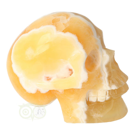 Calcite skull 438 grams