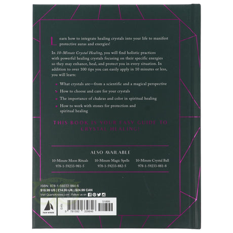 10-Minute Crystal Healing (hardcover) - Ann Crane