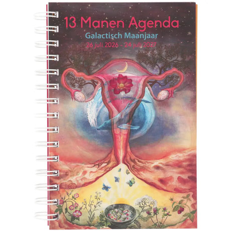 13 Manen agenda van de Natuurlijke Tijd 2026-2027 Nicole E. Zonderhuis spirituele agenda – Webshop Danielle Forrer