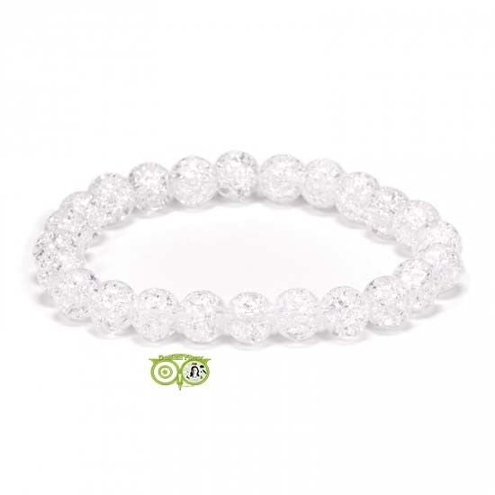 Armband aus Iris-Bergkristall – 19 cm