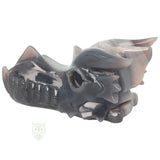Agaat drakenschedel nr. 508 – 822 gram | Edelstenen schedel