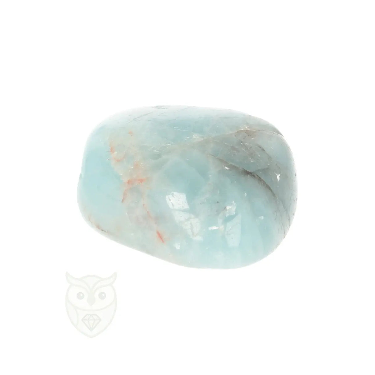 Aquamarijn ( Beryl ) knuffelsteen nr. 100 - 24 gram | Edelsteen