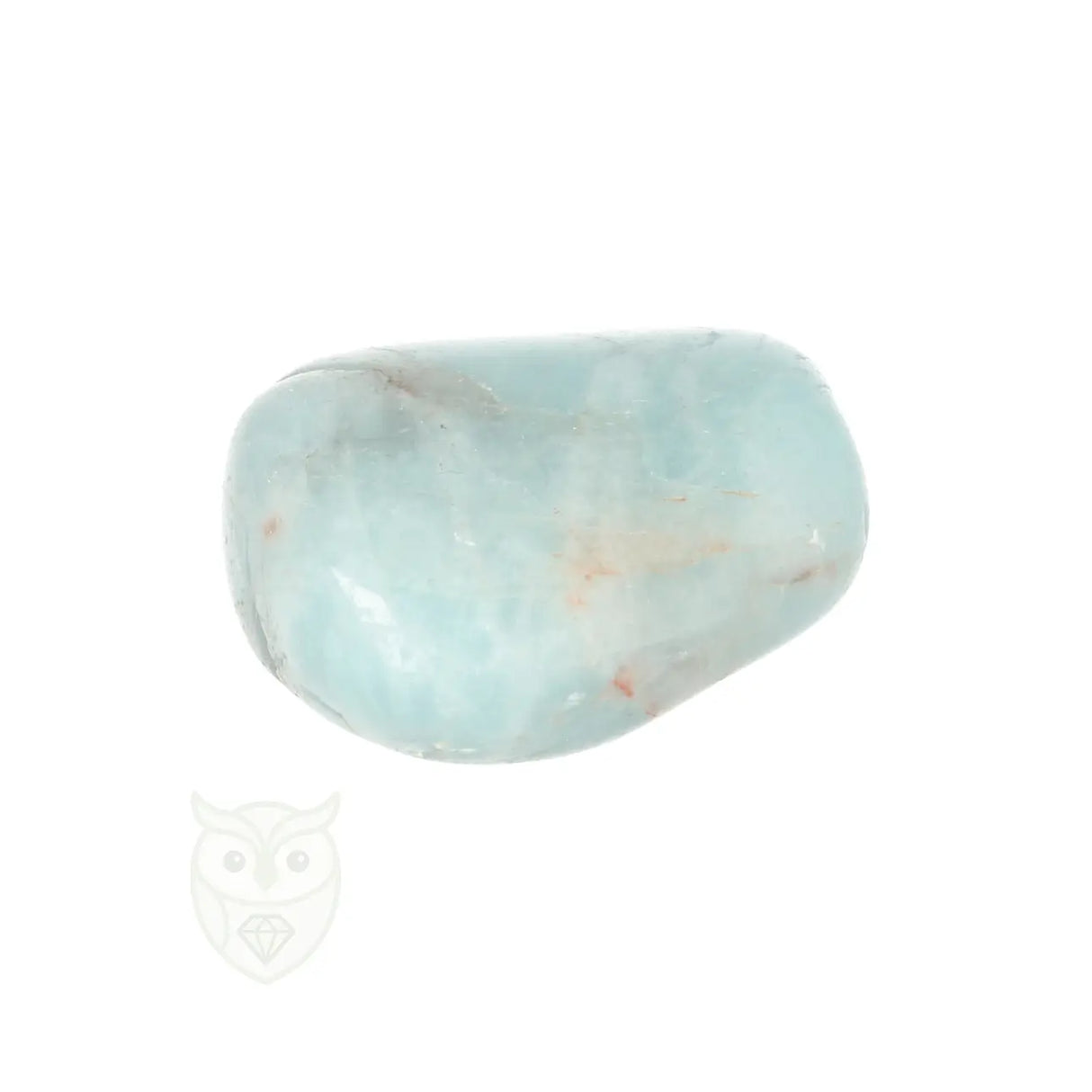Aquamarijn ( Beryl ) knuffelsteen nr. 100 - 24 gram | Edelsteen