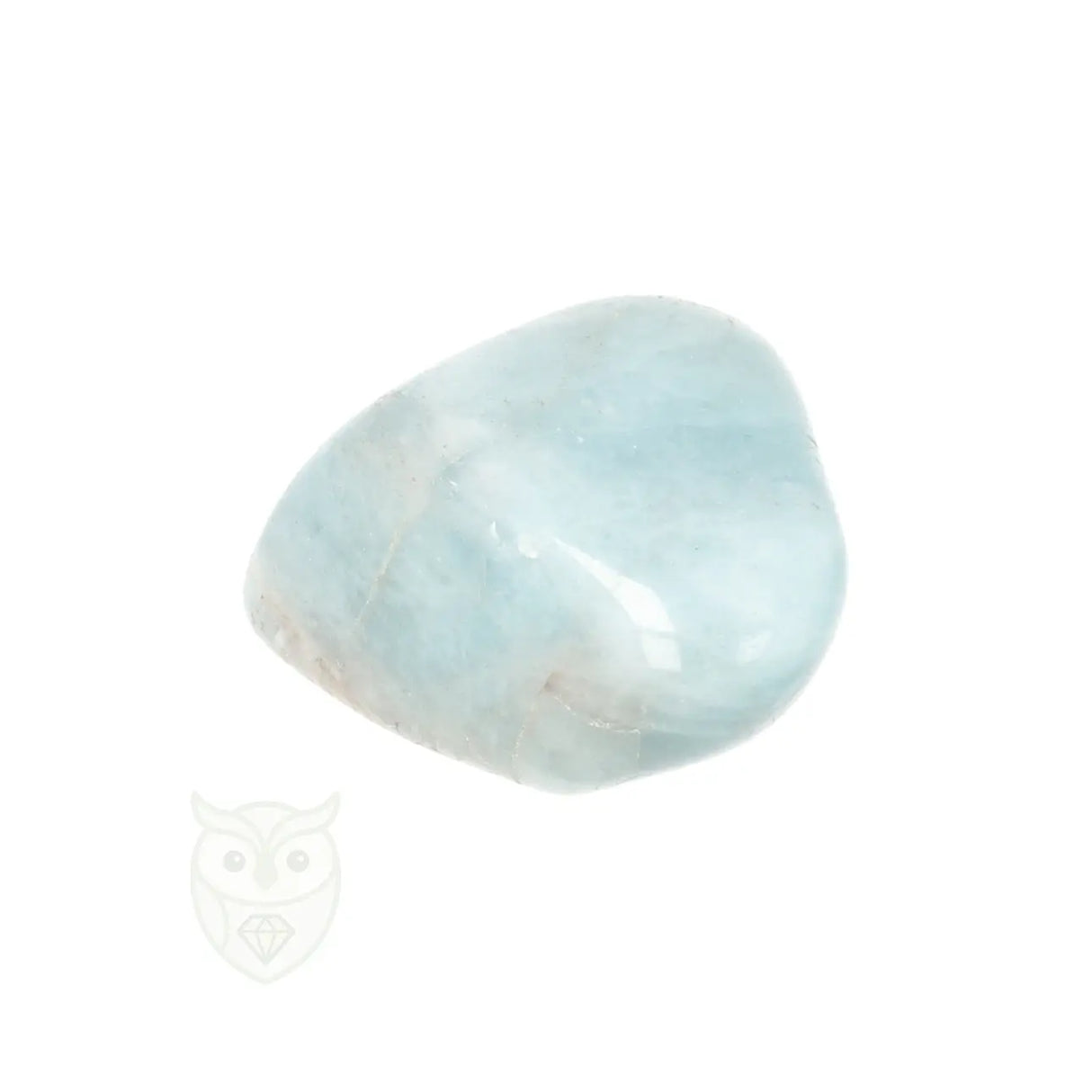 Aquamarijn ( Beryl ) knuffelsteen nr. 98 - 24 gram | Edelsteen