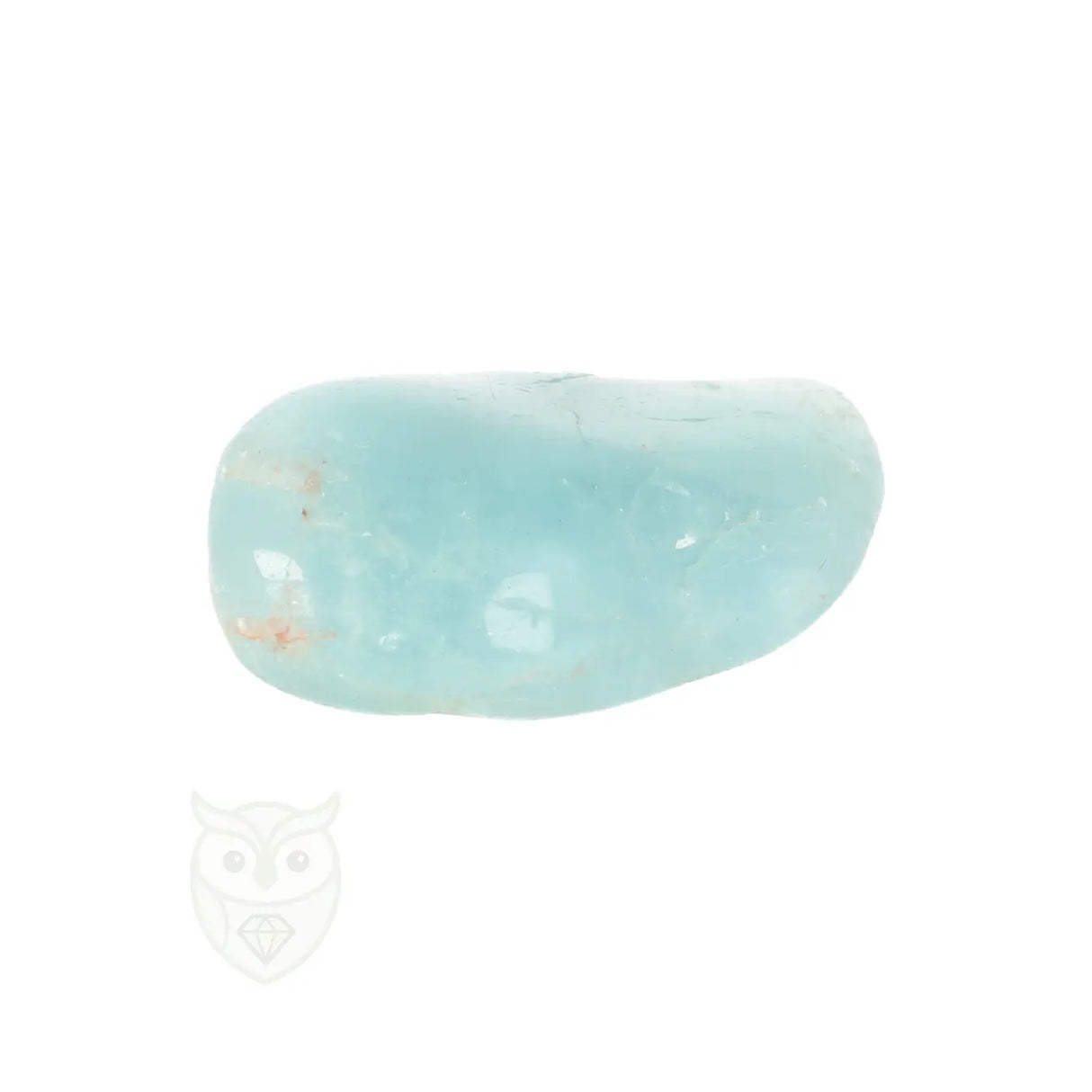 Aquamarijn ( Beryl ) knuffelsteen nr. 99 - 17 gram | Edelsteen