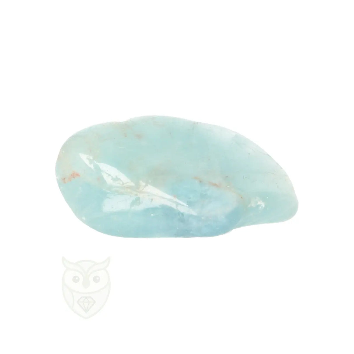 Aquamarijn ( Beryl ) knuffelsteen nr. 99 - 17 gram | Edelsteen