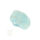 Aquamarijn ( Beryl ) knuffelsteen nr. 99 - 17 gram | Edelsteen