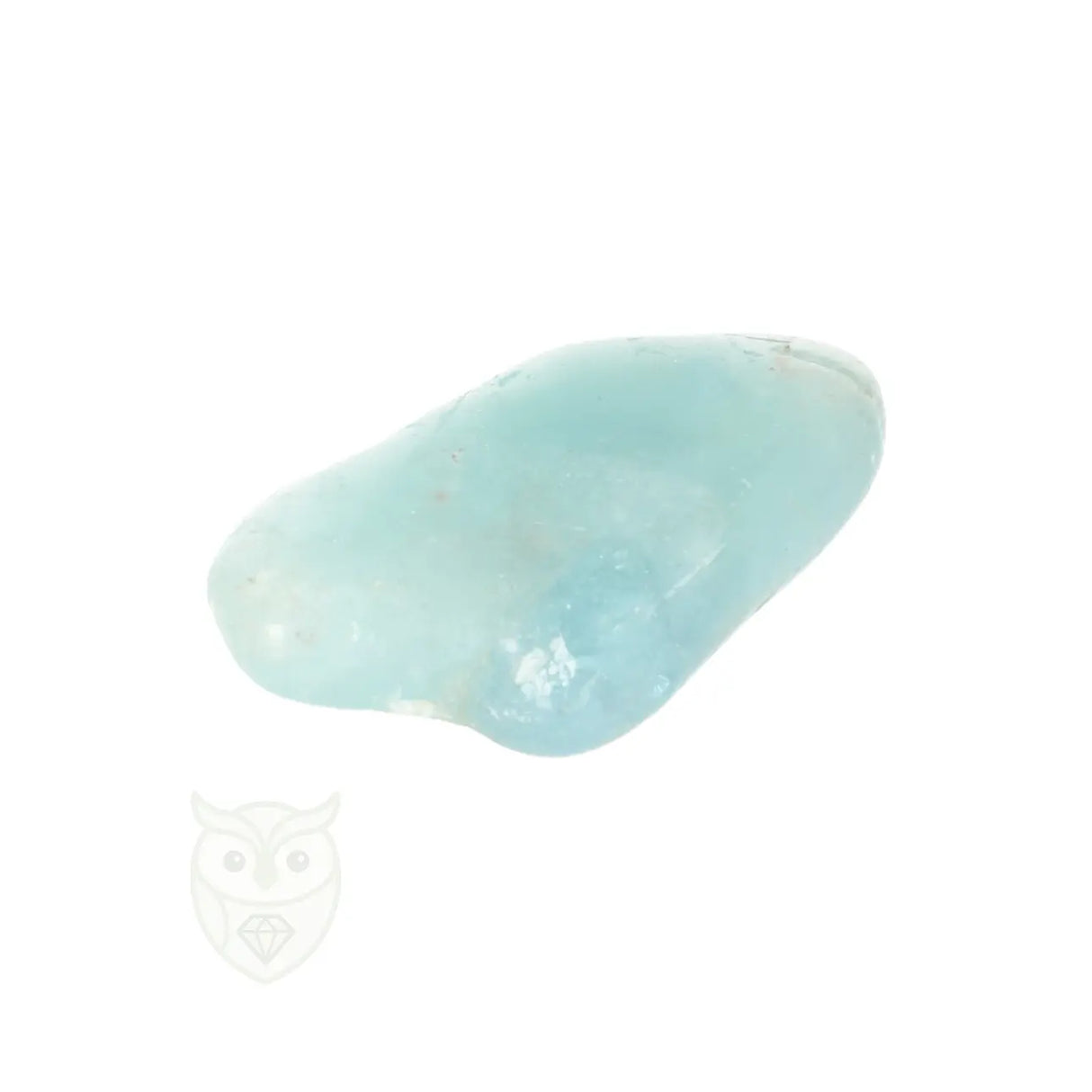 Aquamarijn ( Beryl ) knuffelsteen nr. 99 - 17 gram | Edelsteen