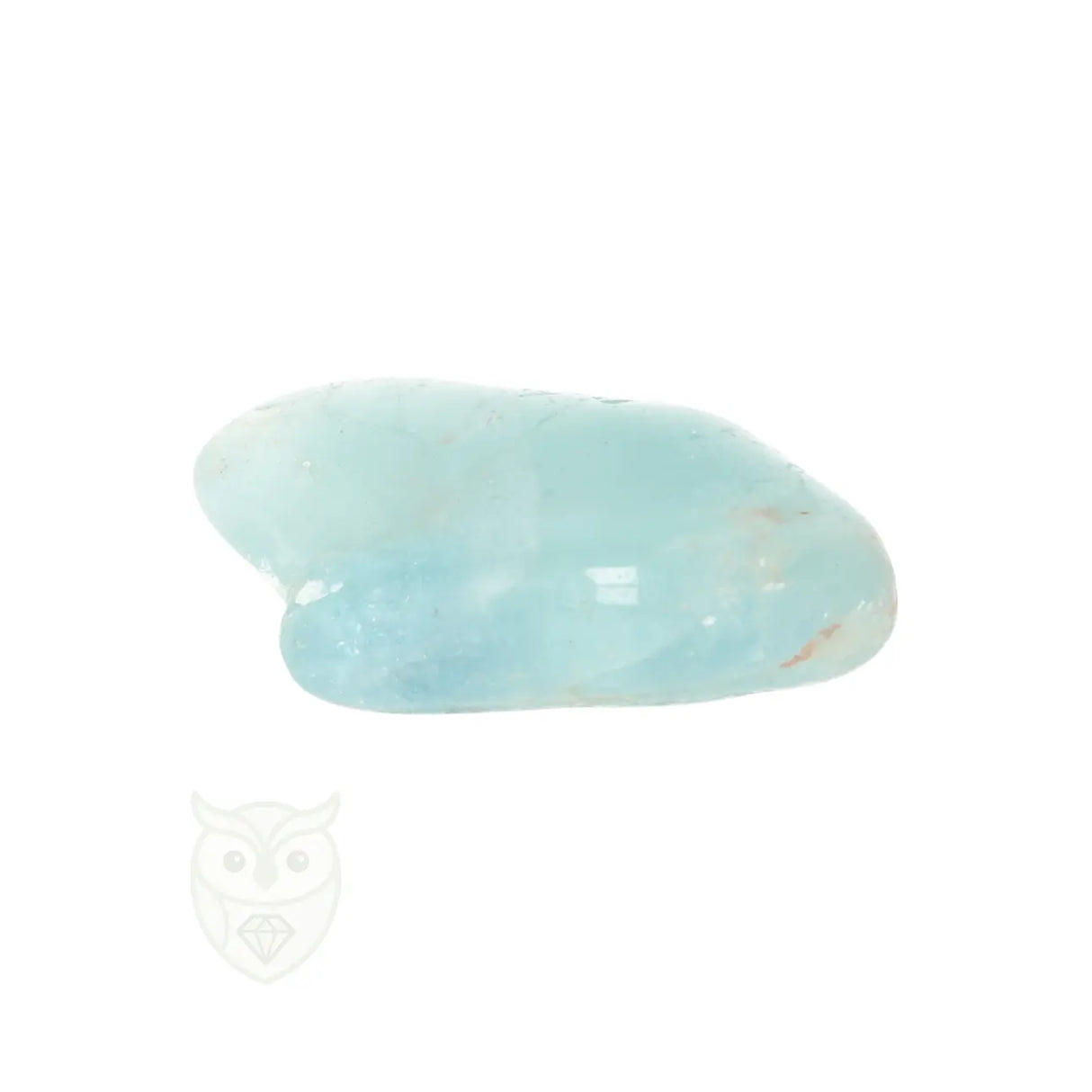 Aquamarijn ( Beryl ) knuffelsteen nr. 99 - 17 gram | Edelsteen