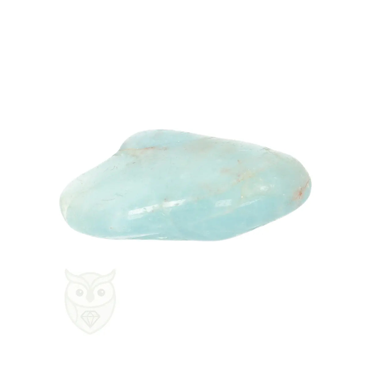 Aquamarijn ( Beryl ) knuffelsteen nr. 99 - 17 gram | Edelsteen