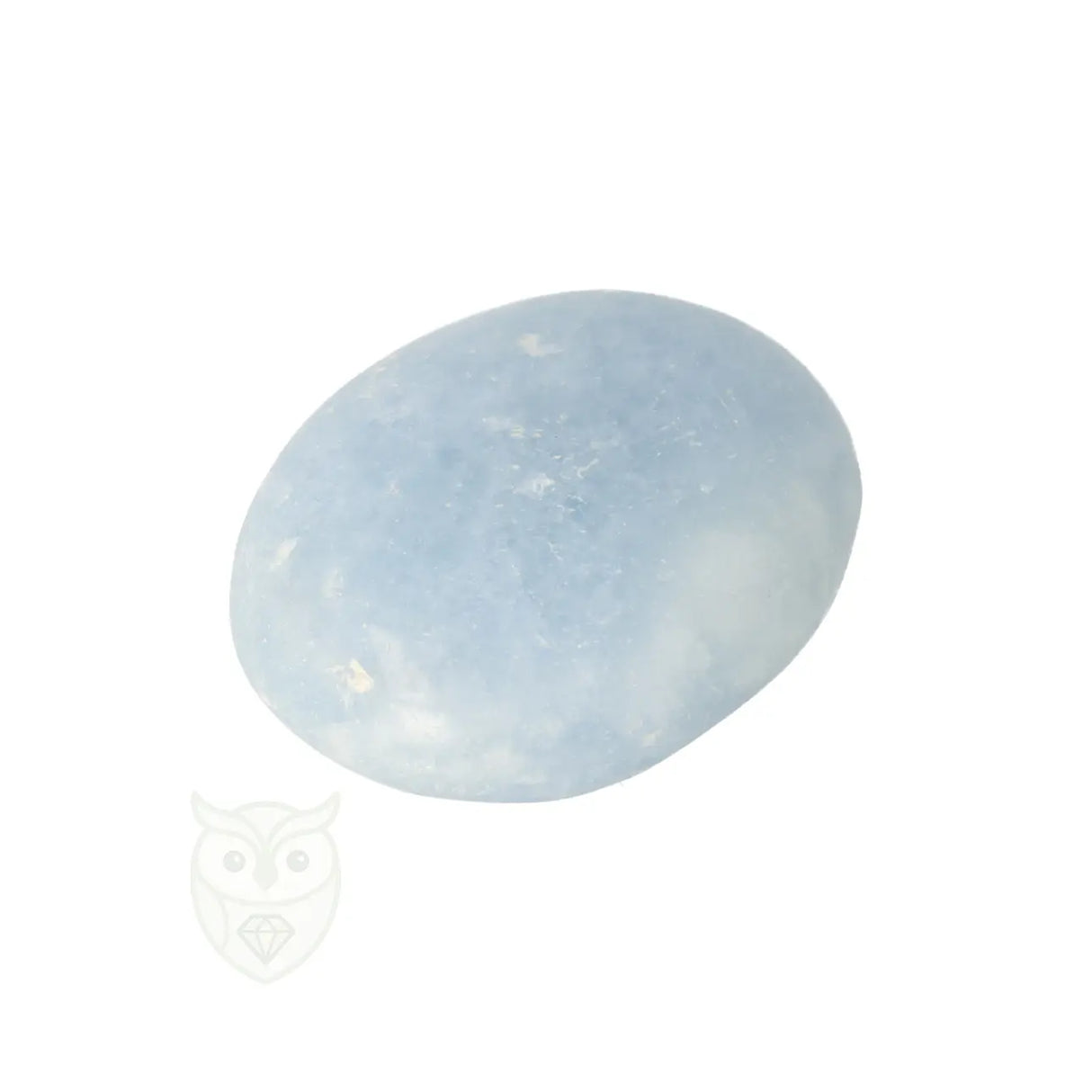 Blauwe Calciet handsteen nr. 58 - 49 gram - Madagaskar | Edelsteen