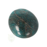 Blue Apatite Palm Stone No. 87 - 99 grams - Madagascar | Gemstone
