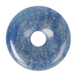 Blauwe kwarts donut hanger (Pi-stone) nr. 10 - Ø 4 cm kopen