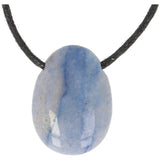 Blauwe kwarts hanger nr. 10 - 11 gram | Edelsteen sieraad