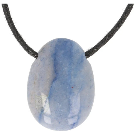 Blauwe kwarts hanger nr. 10 - 11 gram | Edelsteen sieraad