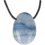 Blauwe kwarts hanger nr. 8 - 10 gram | Edelsteen sieraad