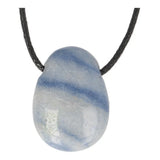 Blauwe kwarts hanger nr. 9 - 10 gram | Edelsteen sieraad