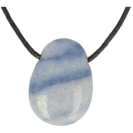 Blauwe kwarts hanger nr. 9 - 10 gram | Edelsteen sieraad