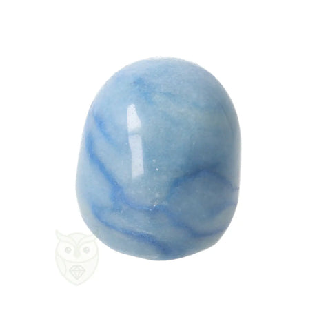 Blauwe kwarts schedel nr. 26 - 96 gram | Edelsteen skull