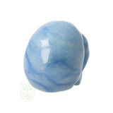 Blauwe kwarts schedel nr. 26 - 96 gram | Edelsteen skull