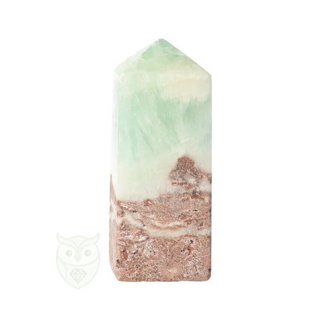 Caribbean blue calciet punt 240 gram Pakistan | Obelisk