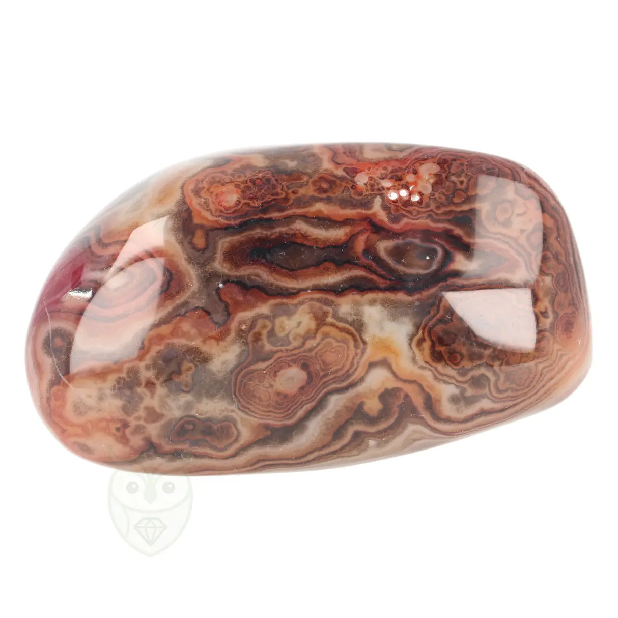 Carneool Agaat Jumbosteen nr. 118 - 267 gram XL | Edelsteen