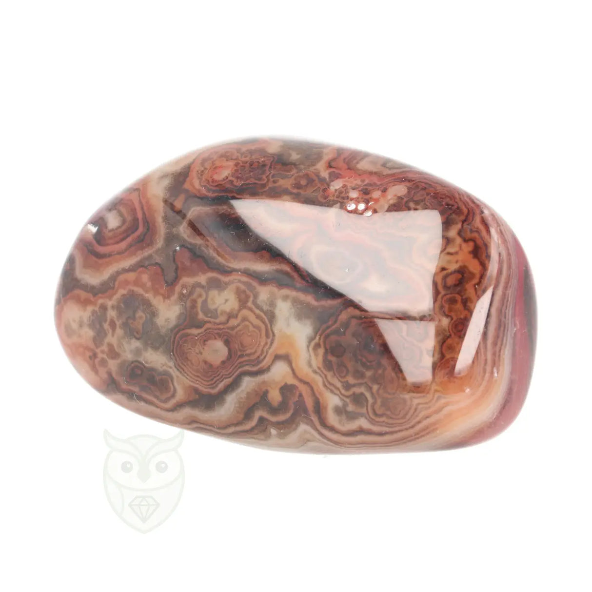 Carneool Agaat Jumbosteen nr. 118 - 267 gram XL | Edelsteen