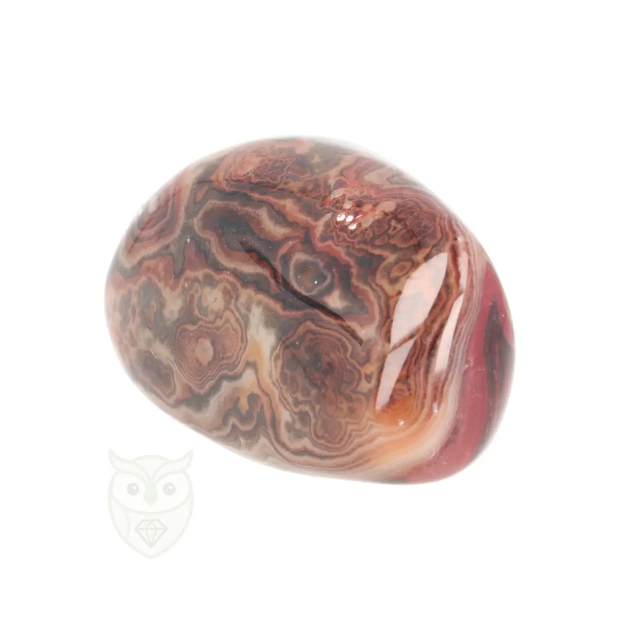 Carneool Agaat Jumbosteen nr. 118 - 267 gram XL | Edelsteen