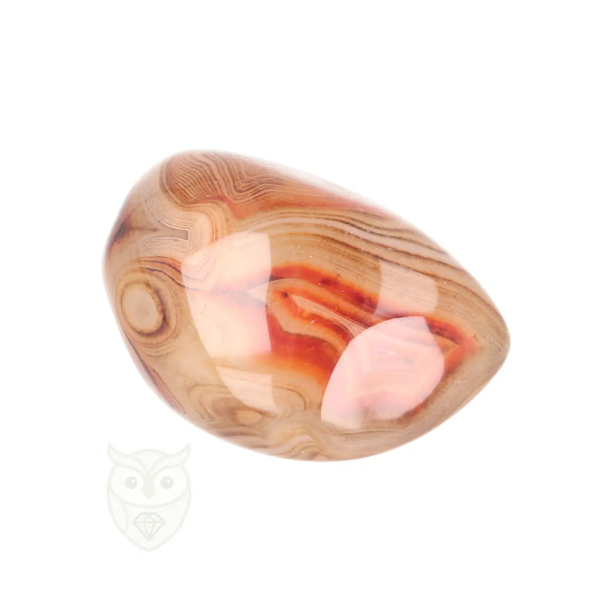Carneool Agaat Jumbosteen nr. 119 - 155 gram XL | Edelsteen
