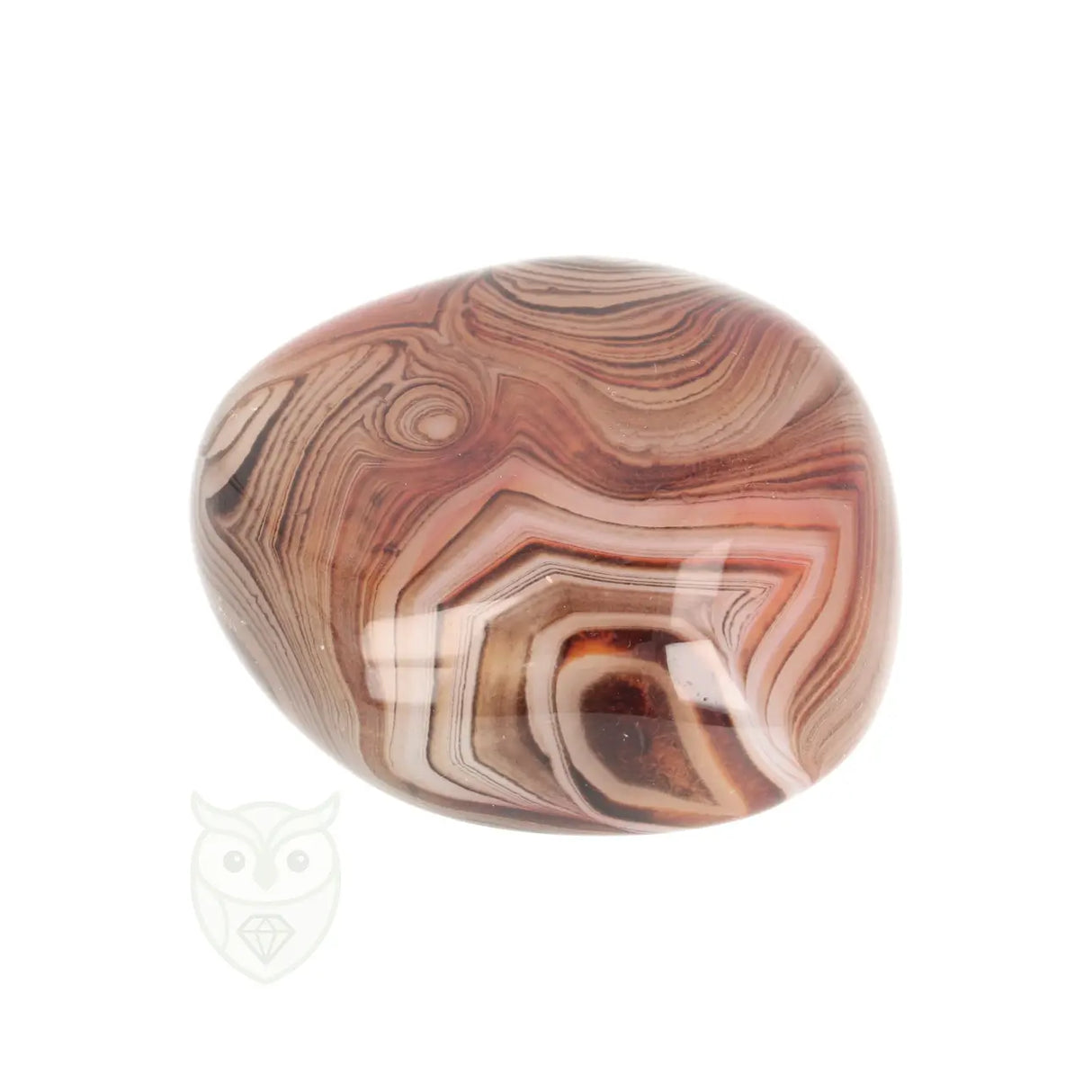 Carneool Agaat Jumbosteen nr. 120 - 87 gram | Edelsteen