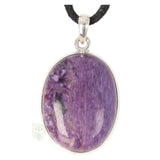 Charoiet zilveren hanger nr. 4 - 9 gram | Edelsteen sieraad
